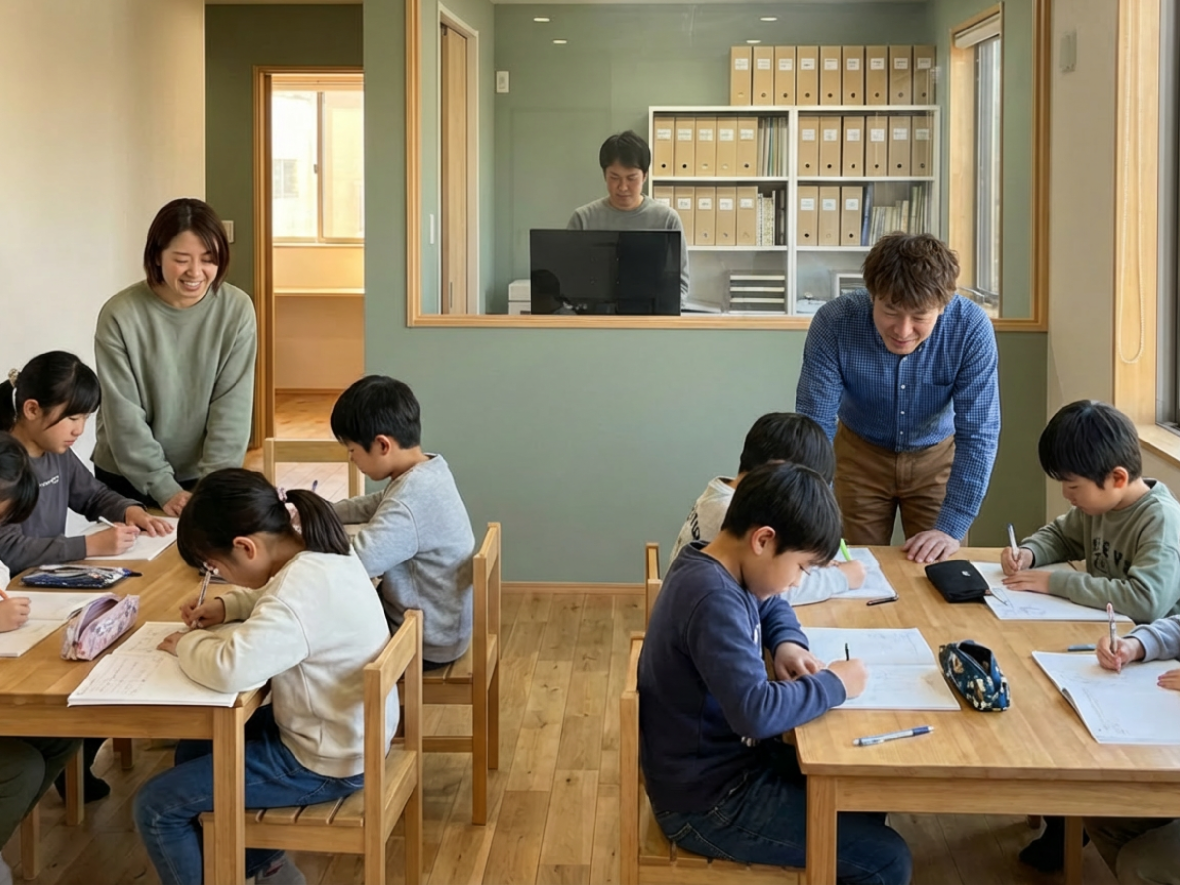 安心して運営できる教育施設のイメージ